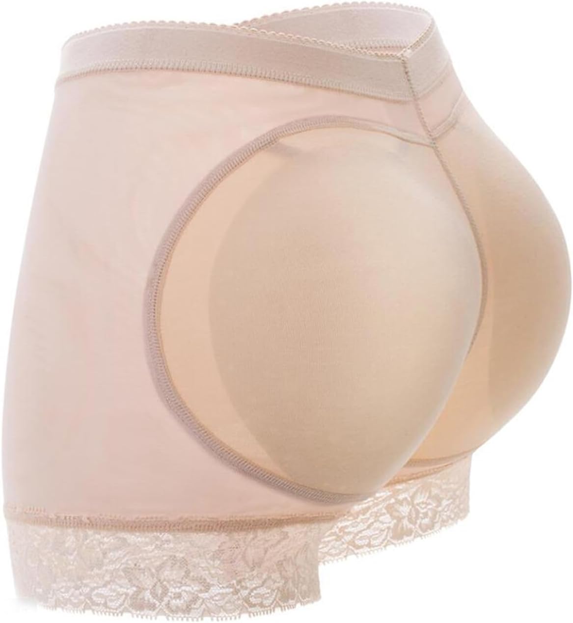 WEICHENS Womens Fake Buttock Briefs Butt Lifter Padded Control Panties Hip Enhancer Underwear Shapewear Boyshort