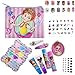 Fancy Nancy Beauty Kit, Kids Washable, Lip balms, glosses, press on nails, gems, stickers, barrettes & more