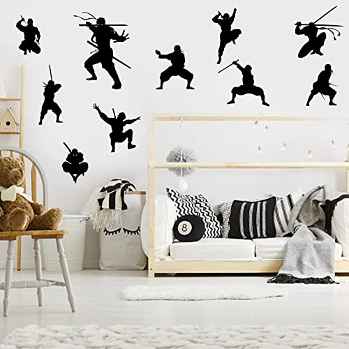 Vinilos Decorativos Ninja Samurai 10 Piezas miniatura 5
