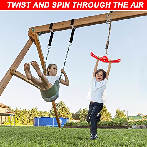 image for YAMIPROBI Ninja-Twister Swing Spins Set: Slackline Attachments - 360°
