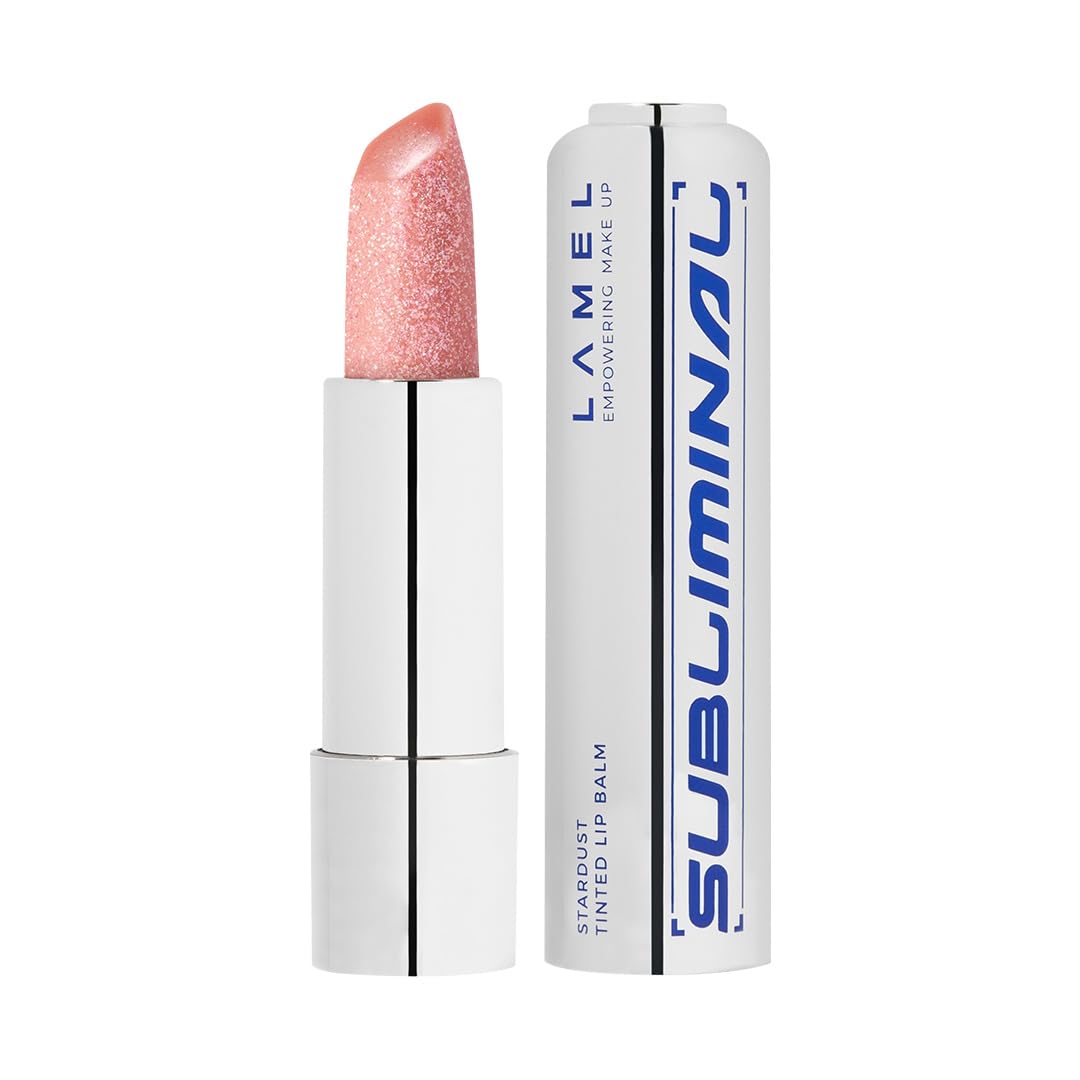 LAMEL Subliminal Stardust Tinted Lip Balm –01 Matrix, Hydrating, Buttery Smooth, Shimmering Lip Tint, Enhances Natural Lip Color, Non-Sticky & Glossy Finish, 3 gm-image-16