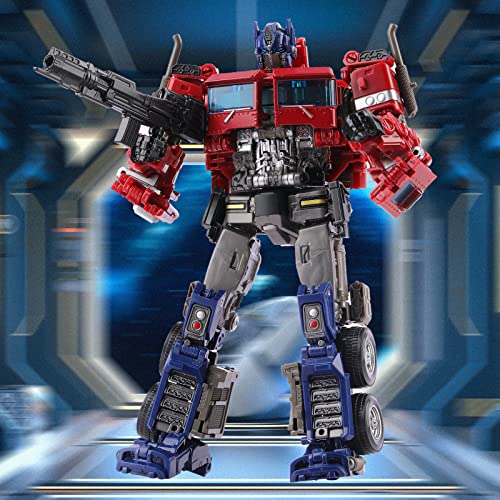 Deformation Car Robot Toy Figure, Auto Transforming Alloy Model, Ideal Gift For Kids & Movie Fans - Red #TOP4