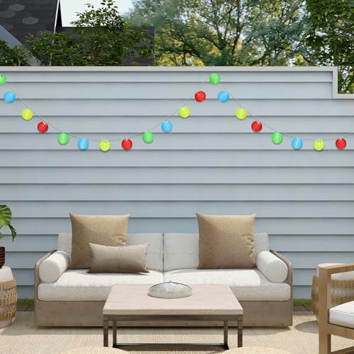 Luces LED de cuerda con farolillos multicolor batería 6m miniatura 6