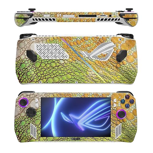 Image of MightySkins Carbon Fiber Skin Compatible with Asus ROG Ally - Iguana Skin | Protective, Durable Textured Carbon Fiber Finish | Easy to Apply
