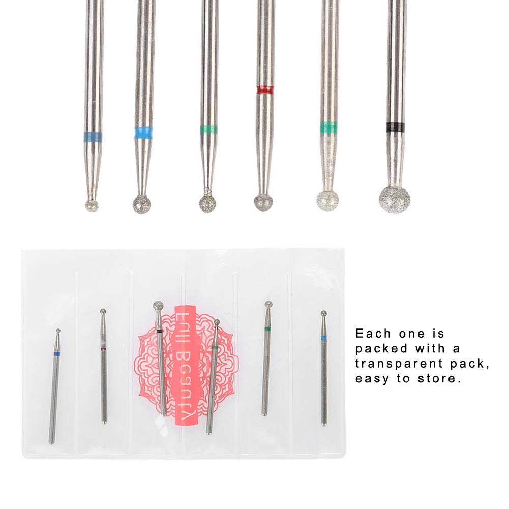 Punte per Trapano per Lime per Manicure, Punta da Trapano per Fresa Unghie Elettrica, Punte Fresa Unghie, Manicure per Unghie Punte per Trapano Manicure Nail Art Uso del Salone di Casa(# 3)