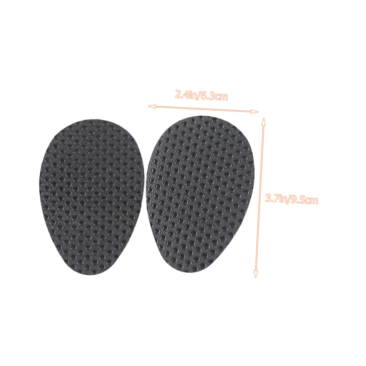SOIMISS 30 Paia Adesivi antiscivolo per suole protezione del tallone adesivi antiscivolo unici i per scarpe i per suola di scarpe inserti per suole