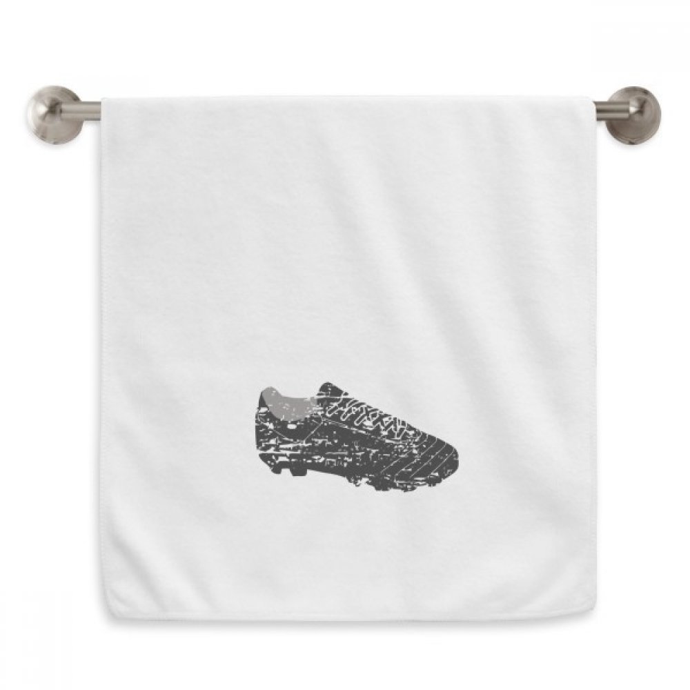 Serviette de toilette football blanche pour le vestiaire et la douche