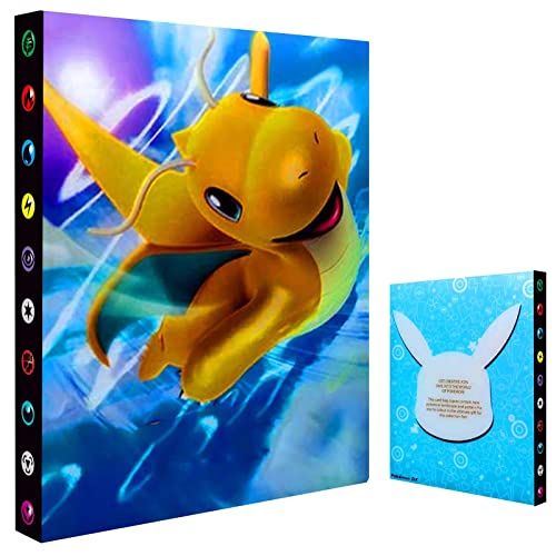 Álbum Cartas Coleccionables, Álbum Colección Tarjetas, Titular de la Cartas, 4 Bolsillos por Página 30 Páginas Con Capacidad para 240 Cartas, Libro Titular Protección Cartas(NWAC5) Cover