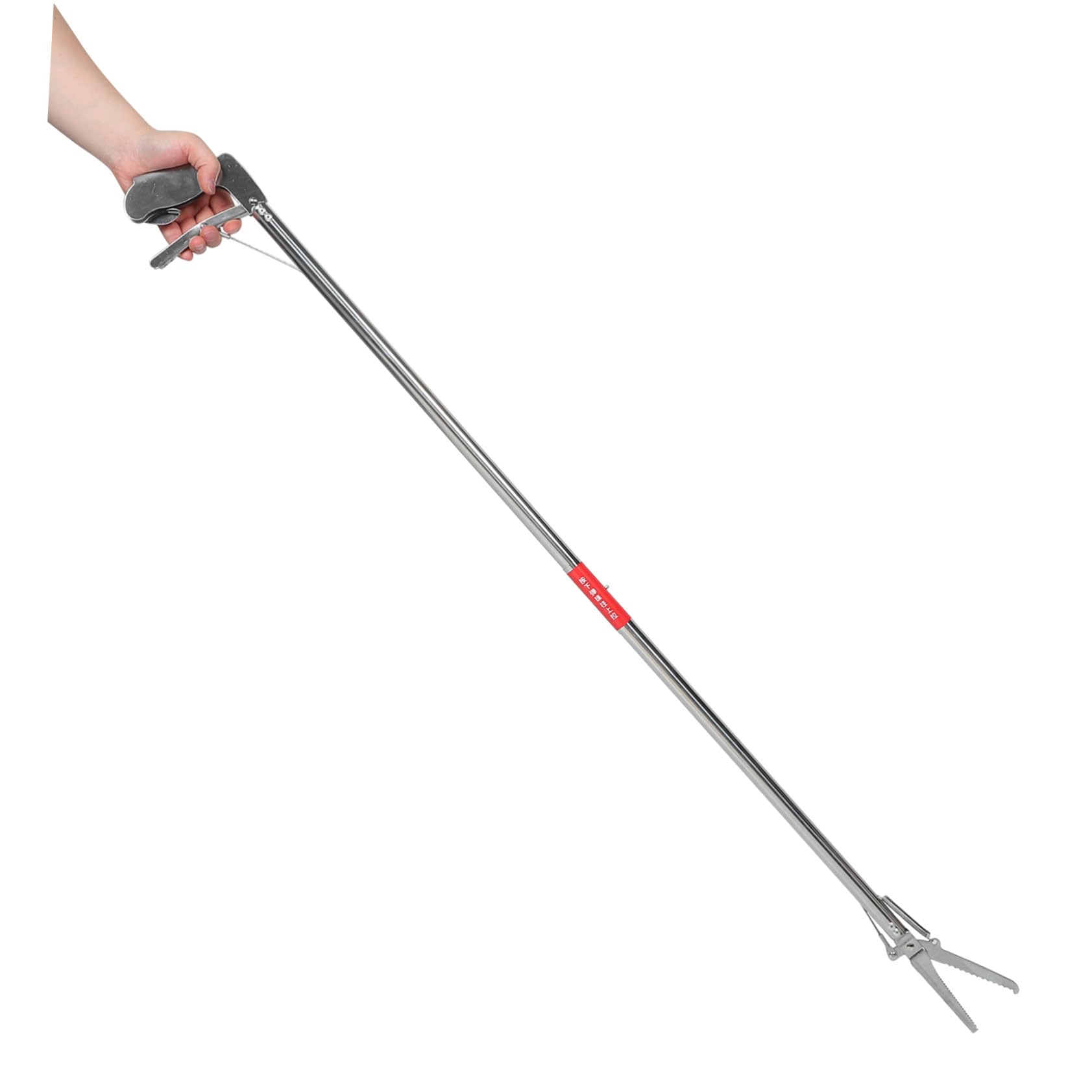 Cabilock Pinzas y Acero Inoxidable para Serpientes Diseño Recto Apertura Máxima de 11.5cm Mango Cómodo Captura al Aire Libre y Pesca