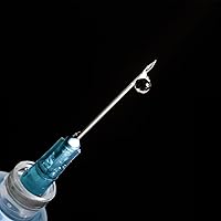 Vista 2 de Paquete de 20 jeringas industriales de 3 ml con aguja de 23Ga de 1 pulgada, jeringa desechable de plástico para laboratorios científicos, recarga