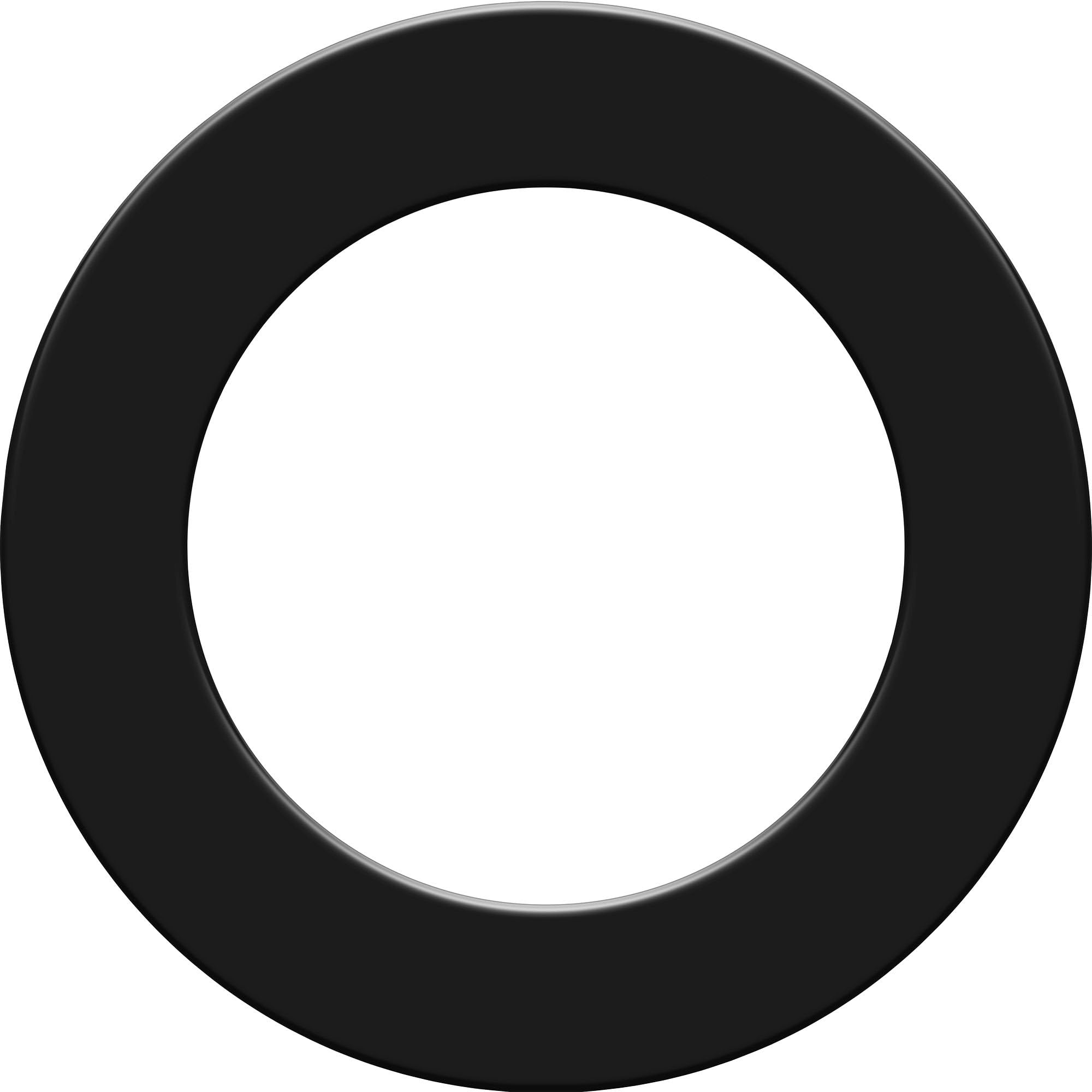 KOTO Darts cheiben Surround Black, High-Quality Dart Surround for All Dartboards, Dart Catcher Ring to Protect Your Arrows and Walls, Easy to Attach