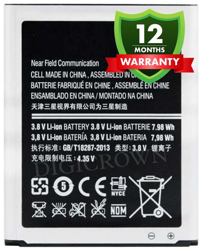Image of Original EB-L1G6LLU Battery Compatible for Samsung Galaxy S3 | S3 Neo - (2100mAh) - 1 Year Warranty DF7