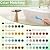 PIBEIBUK Surface Repair Kit for Tubs, Tiles, Countertops - Fixes Chips, Cracks, Scratches, Holes (Fiberglass, Porcelain, Stone, Acrylic)