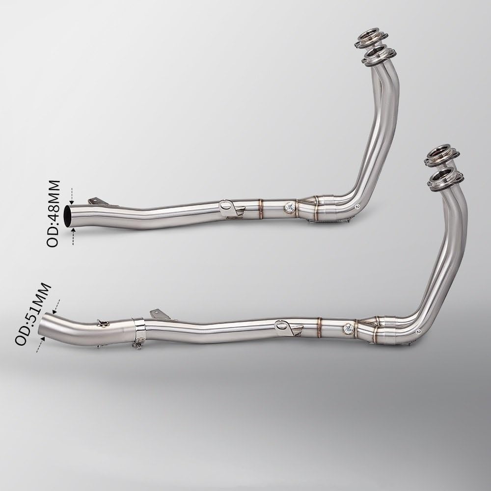 Front Mid Link Pipe for Honda for XL750/Transalp 750,Fonctionnel