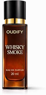 OUDIFY Whisky Smoke Eau De Parfum 20ml – Long Lasting Premium Fragrance for Men &amp; Women | Smoky Woody Luxury Scent | Pocke...
