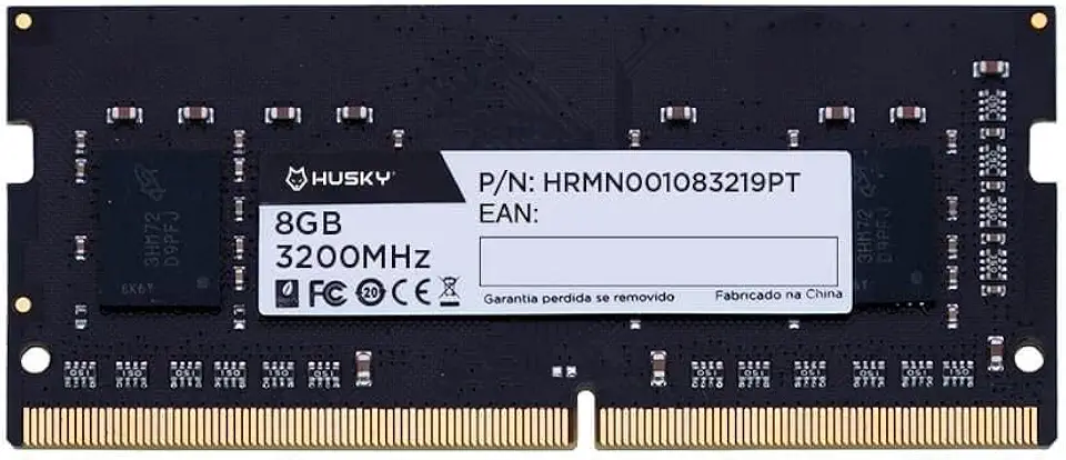 Memória RAM para Notebook Husky, 8GB, 3200MHz, DDR4, CL19 - HRMN001083219PT