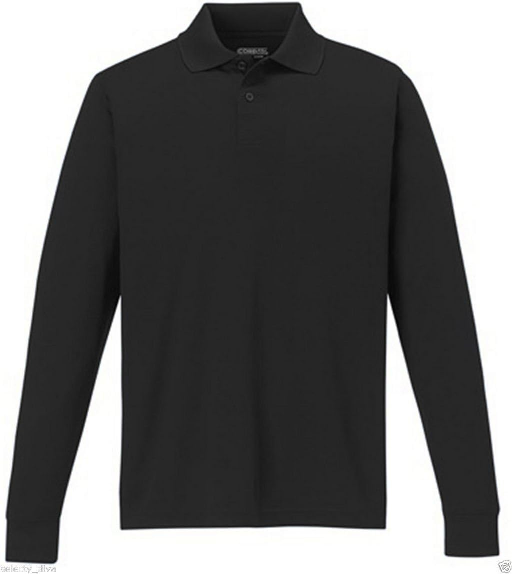 Fashion Instyle Mens Full Sleeve Polo Shirt T-Shirt Fashion Top Work Wear Cotton S M L XL XXL