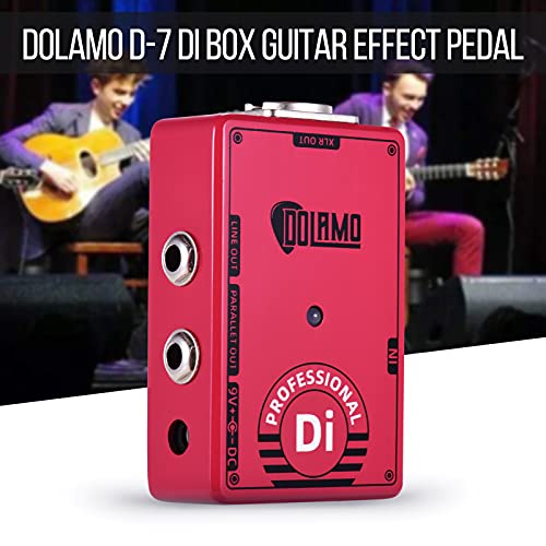 SHUIYUE Pédale d’effet Guitare D-7 Professional DI Box avec Interrupteur Ground Lift XLR Out pour Guitare électrique… - Les Beatles, Paul McCartney, John Lennon, RIngo Starr, George Harrison SHUIYUE Pédale d'effet Guitare D-7 Professional DI Box avec Interrupteur Ground Lift XLR Out pour Guitare électrique… – Image 7
