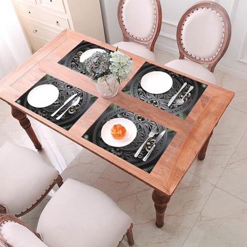 Sets de table antidérapants en PVC pour protéger la table des taches - 4