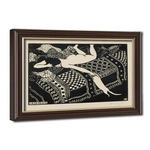 Impression sur toile Laziness Félix Vallotton pour une ambiance zen