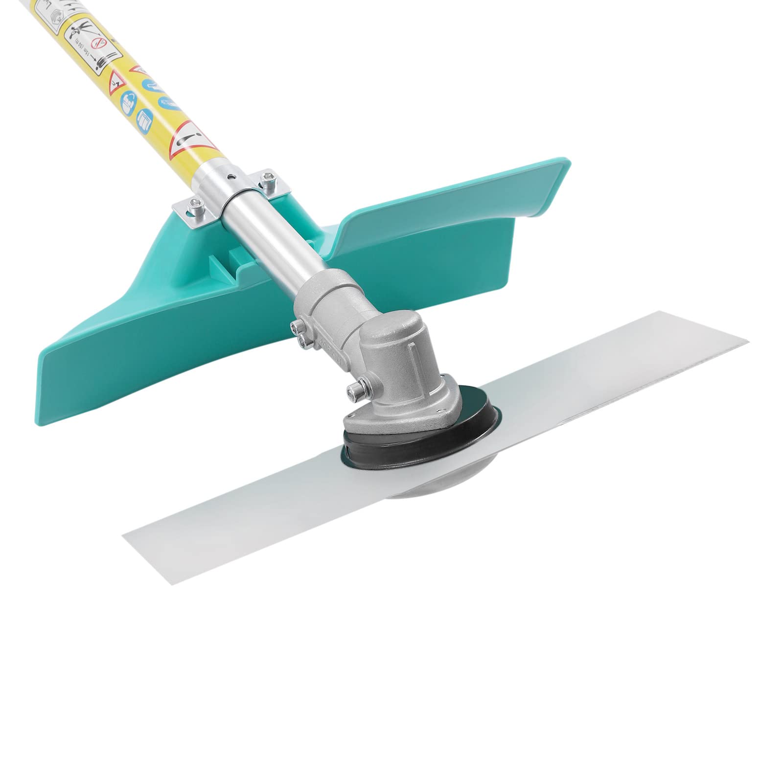 Cortacésped eléctrico con correa para el hombro, cortacésped de jardín (1300 W, 11000 rpm, cuchillas de 12 x 3,5 cm, varillas de 1,7 m, sin batería)