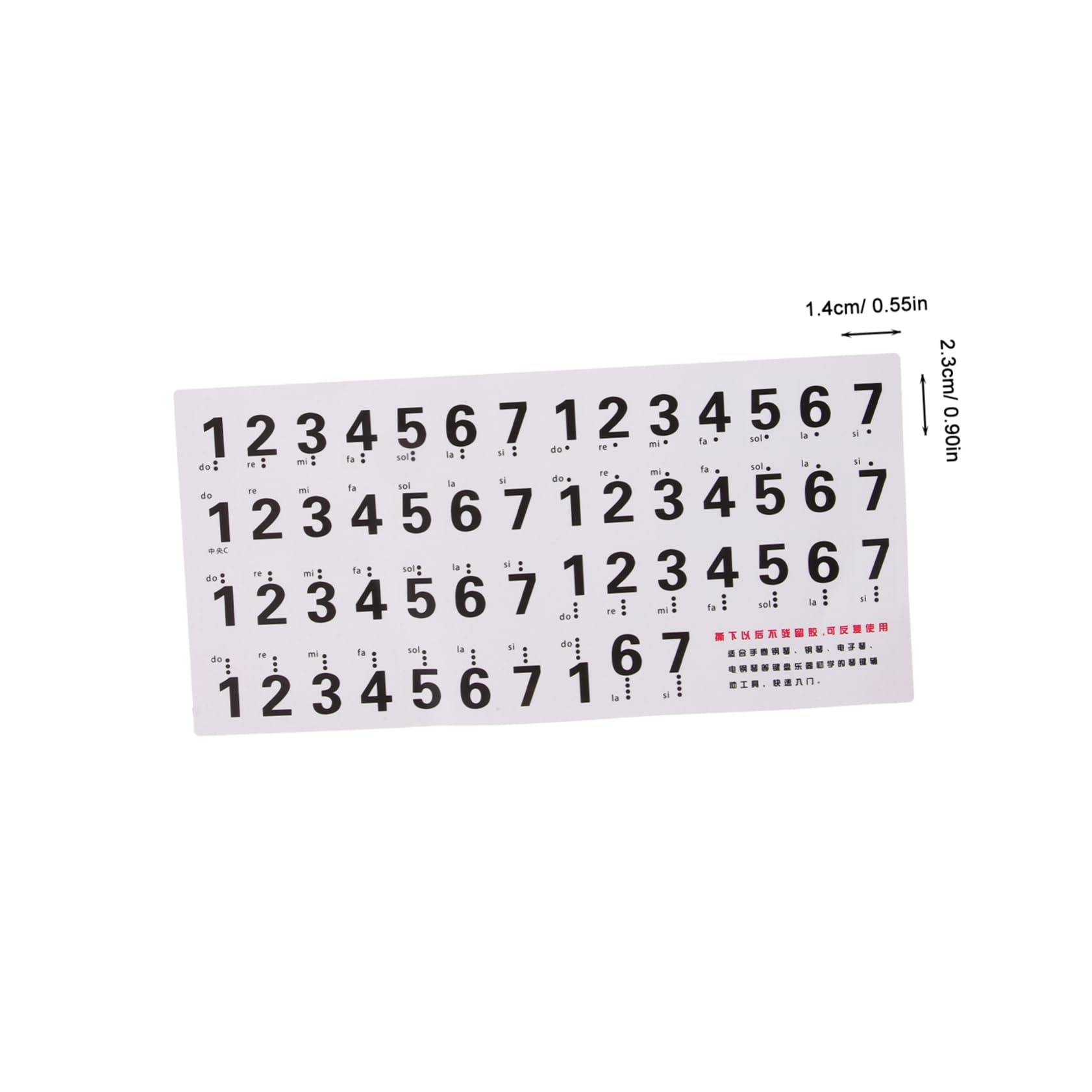 ifundom Piano Keyboard Note Labels 88-Key Electronic Organ Stickers Learning Tool for Piano Beginners