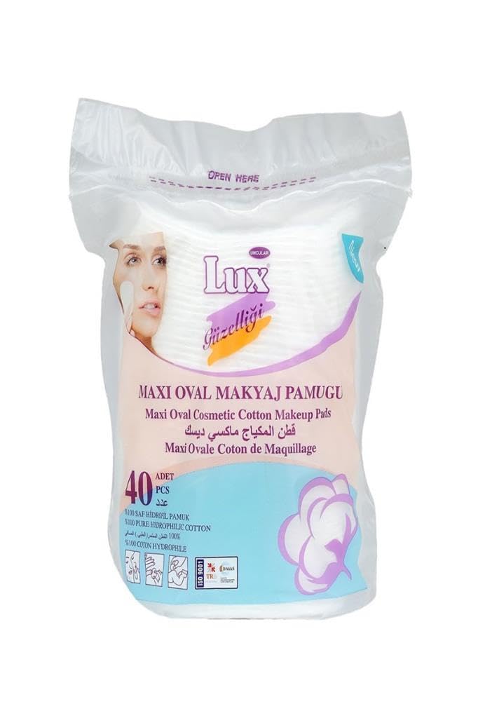 Lux Disk Maxi Oval Makyaj Pamuğu 40' Lı