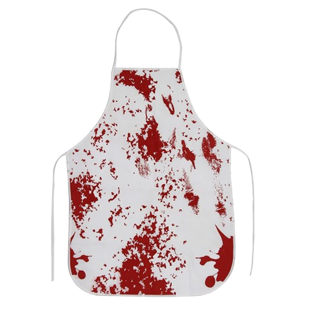 RALIYATX Halloween Apron, Halloween Bloody Apron Halloween Theme Props Fancy Dress Scary Apron Costumes