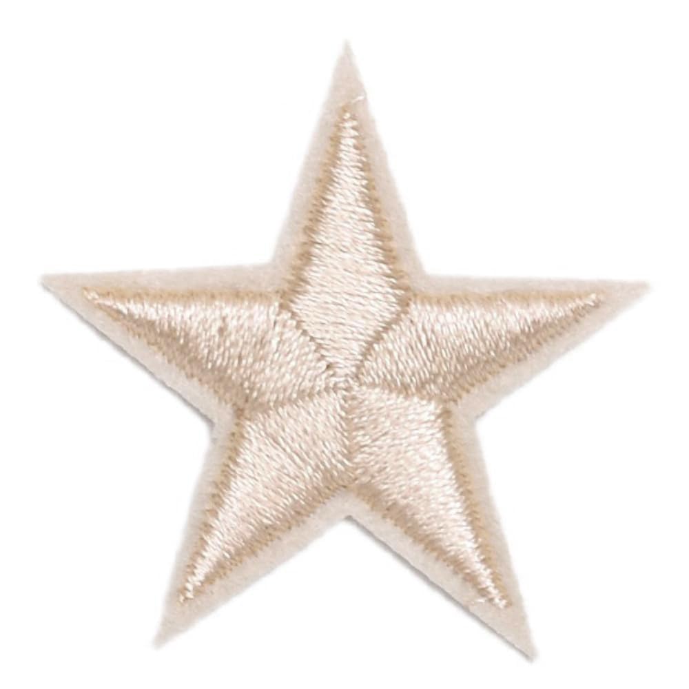 33 Toppe Stelle Ricamate Termoadesive 3,5 Cm - Per Ferro Da Stiro Su Vestiti, Jeans, Zaini - 3
