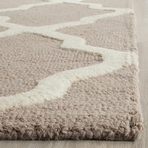 Image of Hand Tufted Wool Carpets Anti Shedding Rug Modern Carpets for Living Room Size 9x12 Feet