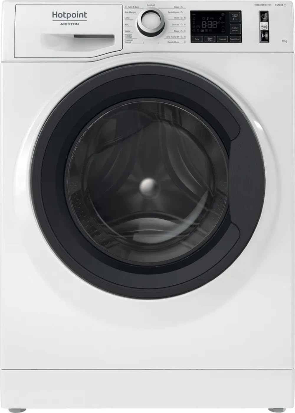 Hotpoint - NWB11489WMVAFR Lave-linge Hublot Pose Libre - Capacité 11 kg - Chargement Frontal, 1400 tr/min - ActiveCare, Steam Pack, Anti-Allergie - Classe Énergétique A - Blanc