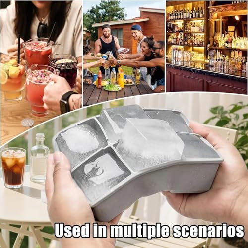 Bandeja Silicona para Cubos de Hielo Grandes miniatura 5