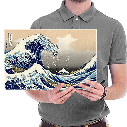 Wieco Art Canvas Prints Wall Art Ocean Beach Picture Paintings For Home Office Decorations Wall Decor Great Wave Of Kanagawa Katsushika Hokusai Modern Stretched And Framed Landscape Sea Artwork #TOP5