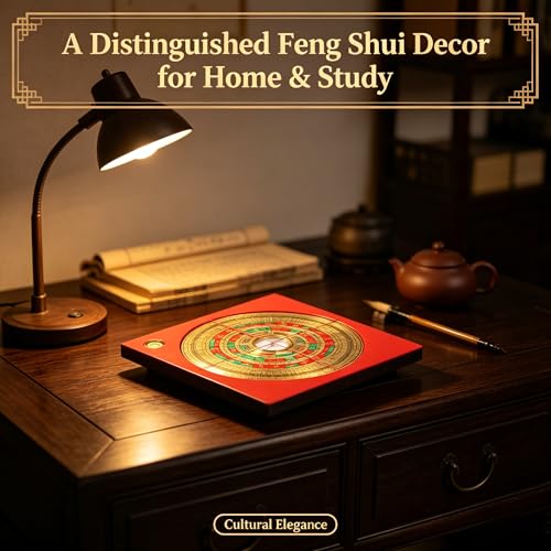 Brújula Feng Shui de Latón, Luo Pan, Decoración China miniatura 2
