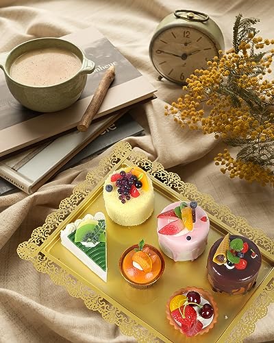 Zumeler 05 Gold 5Pcs Cake Stands Set Metal Round Cupcake Holder Cookies Dessert Display Plate Serving Tower Tray Platter thumb #4