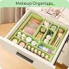 Vtopmart 25 PCS Plastic Drawer Organizers Set, 4-Size Versatile Bathroom and Vanity Drawer Organizer Trays, Storage Bins for Makeup, Bedroom, Kitchen Gadgets Utensils and Office #3