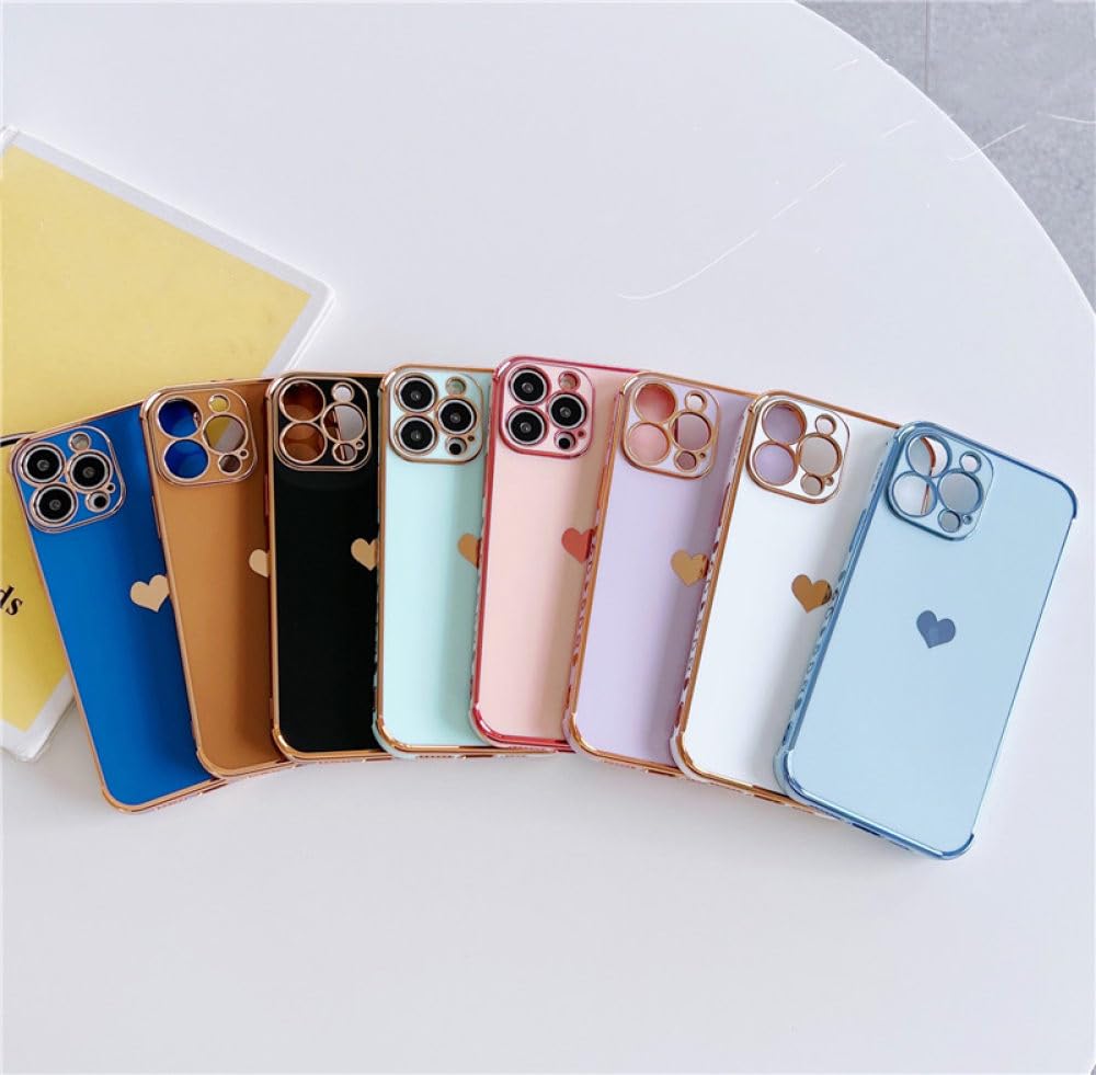 Amazon.co.jp: ラブハートアート電着電話ケース iPhone 11 12 13 Pro