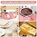 Outamateur Chocolate Melting Pot Electric Chocolate Fondue Mini Fondue Candy Maker with Double Melting Pot for Milk Chocolate,Cheese,Butter,Candy