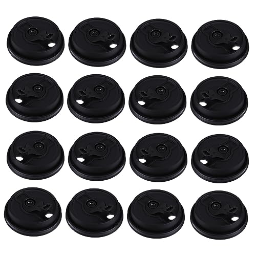 BESTYASH 50pcs Cup Lids for Tea Hot Drinks Sealed Milk Tea Cup Lids Disposable Lip