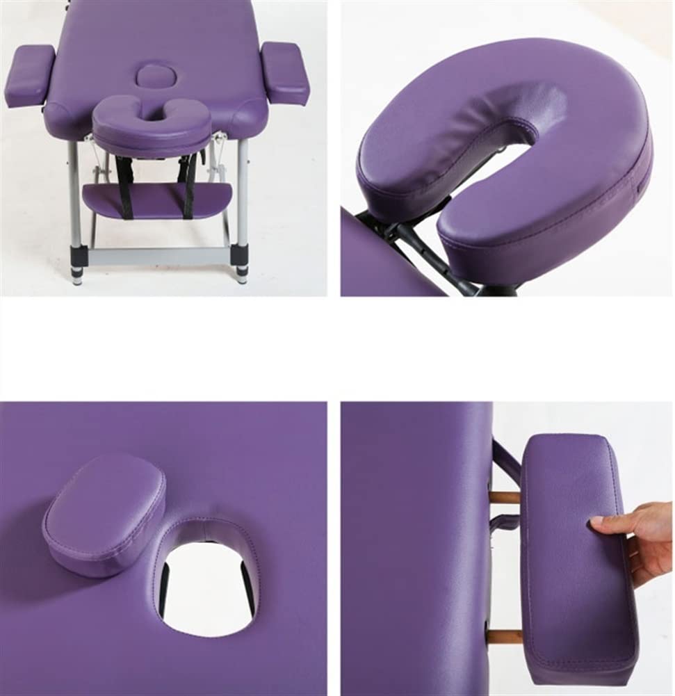 Lettino da Massaggio, Lettino da Massaggio Pieghevole Portatile, Lettino da Massaggio, Lettino da Spa, Lettino da Terapia, Lettino da Salone Regolabile in Altezza, Adatto (Verde