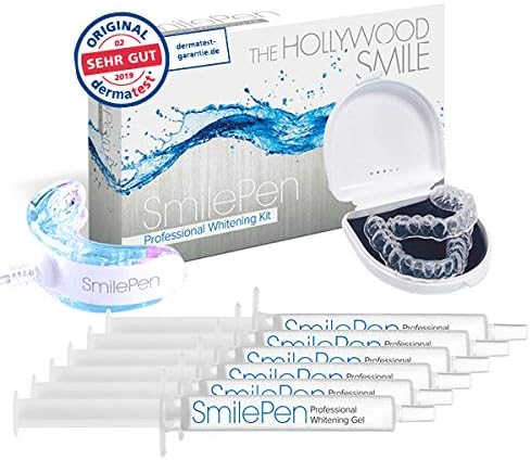 Professional Kit & Whitening Accelerator/Bleaching Set | Homebleaching Including LED lamp | Results Like The Dentist