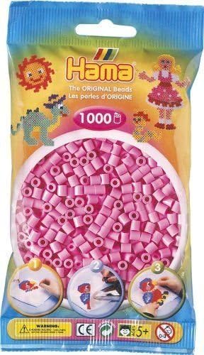 Bulk Buy: Hama Pastel Light malva 207 – 48 Midi abalorio 1000 unidades (paquete de 6)