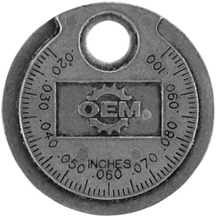 OEMTOOLS 25352 Ramp Style Spark Plug Gap Gauge, Spark Plug Gapping Tool, Spark Plug Gauge Gap Tool, Spark Plug Adjustment Tool, Plug Gapping Tool
