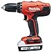 Price comparison product image Makita M6301DWE Cordless Drill 18 V / 1.5 Ah, 2 Batteries and Charger in Transport case, Schwarz, Orange, (L x B x H) 223 x 82 x 239 mm