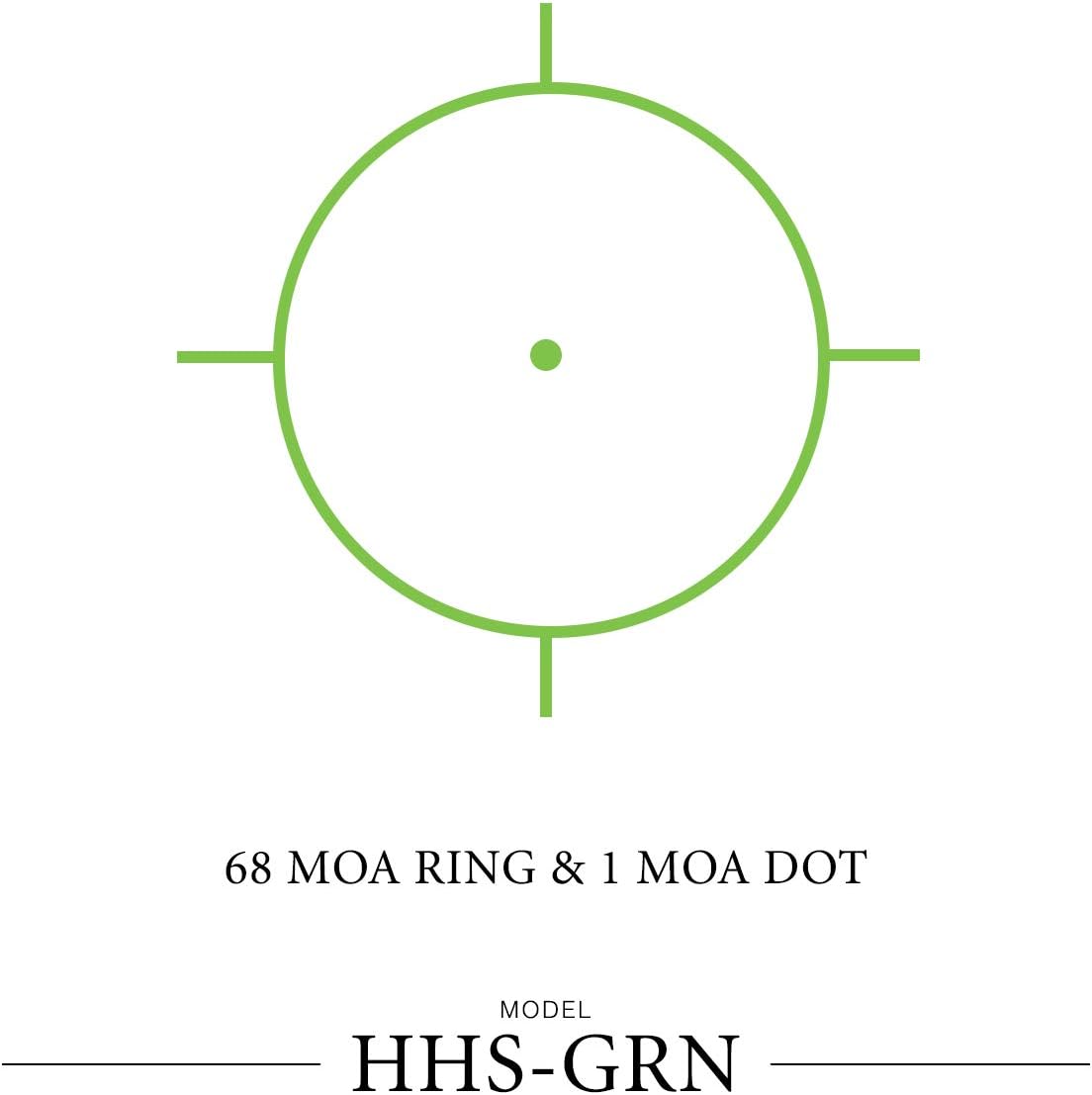 HHS Green Holographic Hybrid Sight - EXPS2-0GRN with G33 Magnifier