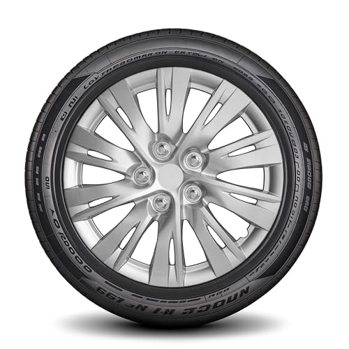 Image of LYDS Shift S Silver Universal 16 inch Premium ABS Hubcap Wheel Cover Replacement Set of 4 - OWC-16S