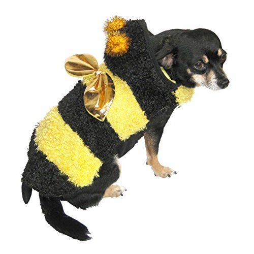 Plush Yellow Bee Dog Costume Bumblebee Pet Outfit Xxs #TOP1