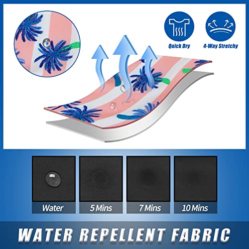 Image of Boys Swim Trunks with Boxer Brief Liner Compression Anti Chafe Swimming Shorts Stretchy UPF Quick Dry Swimsuit