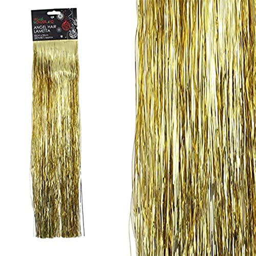 Widdle Wonderland Christmas Lametta Decorative Tinsel Strands Gold