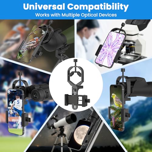 Adaptador de smartphone para telescopio Gosky soporte óptico móvil 6